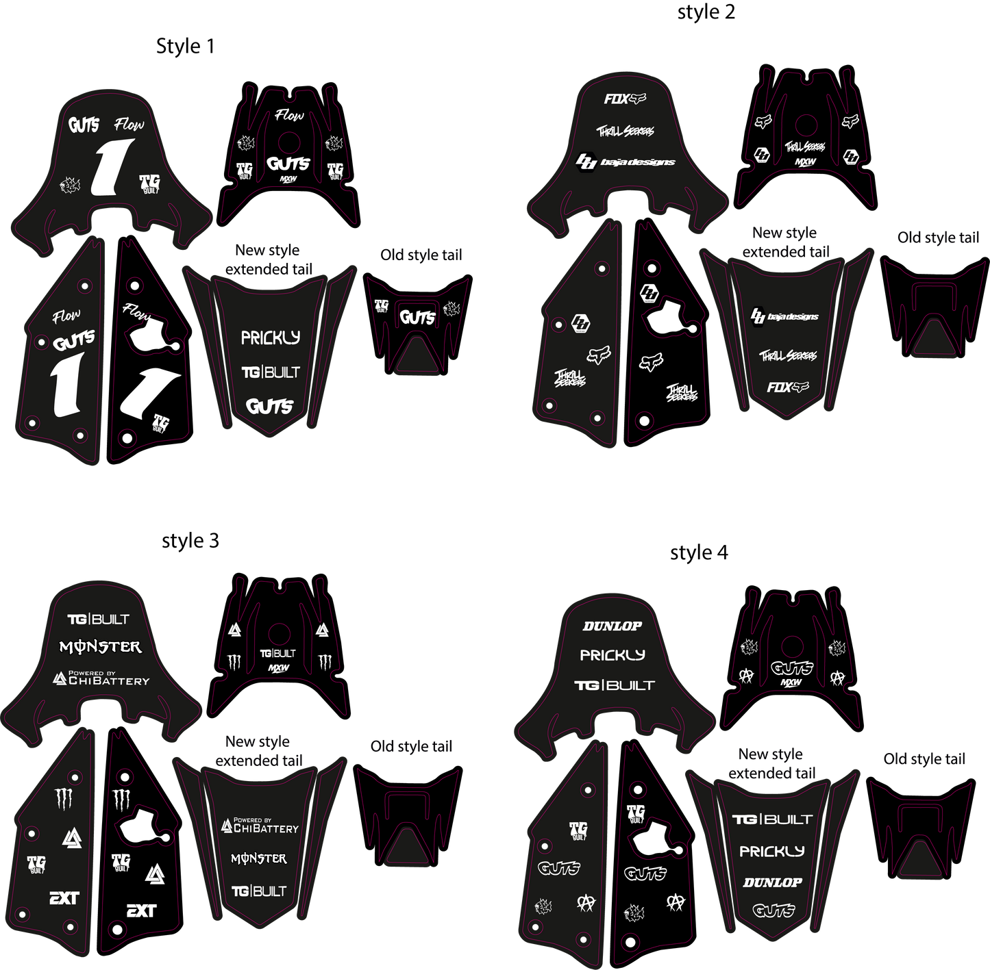 Talaria x3 Pre Made Decal Kit