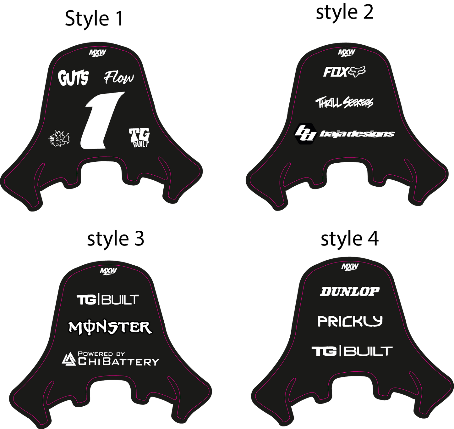 Talaria X3 Mud Guard Decal