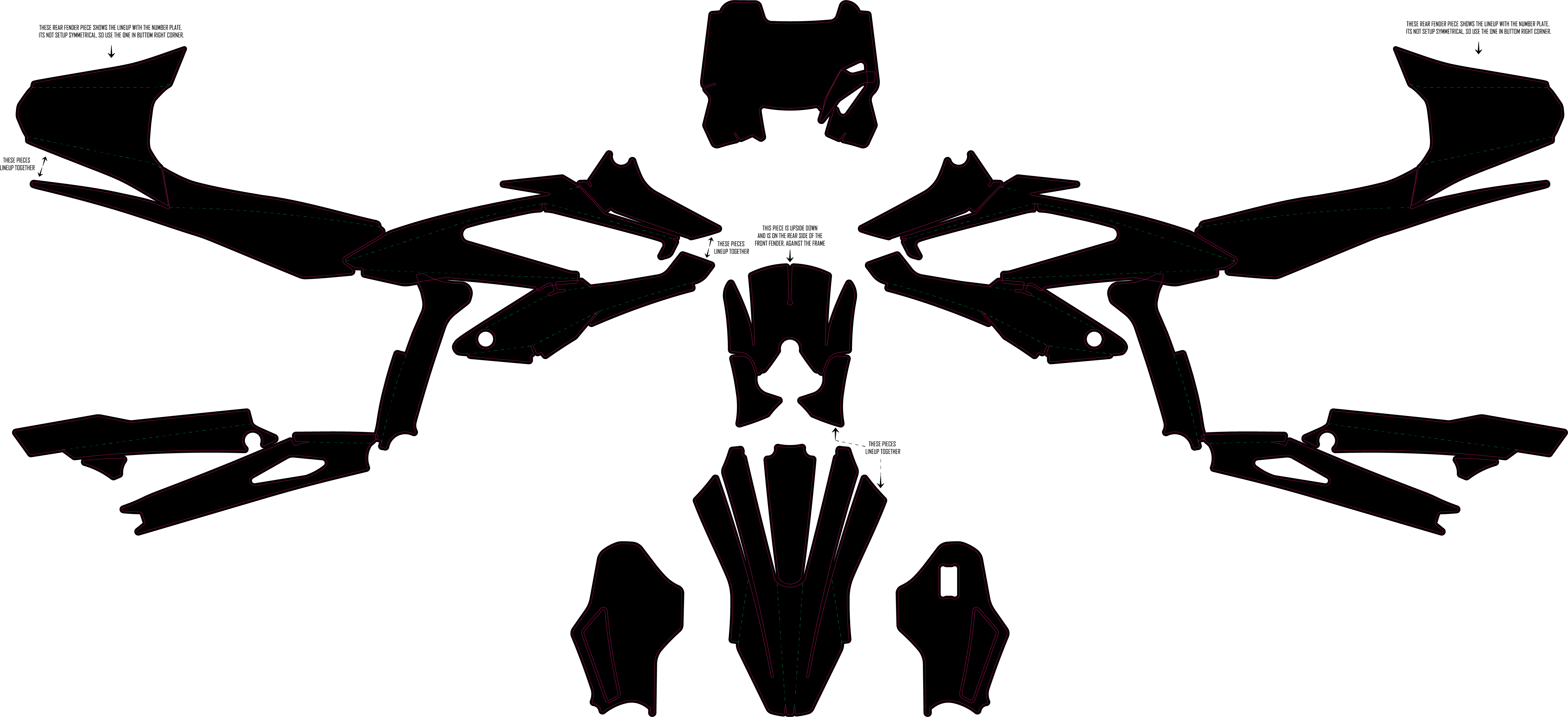 surron hyper bee graphics kit – MX Plates