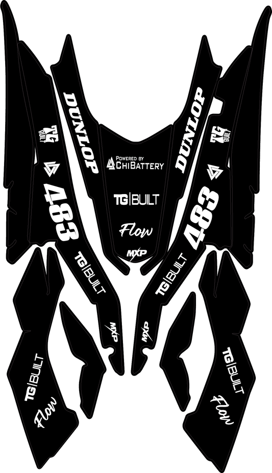 Ultra bee full plastics graphics kit