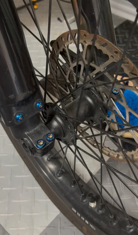 Surron/Talaria front pinch titanium bolts