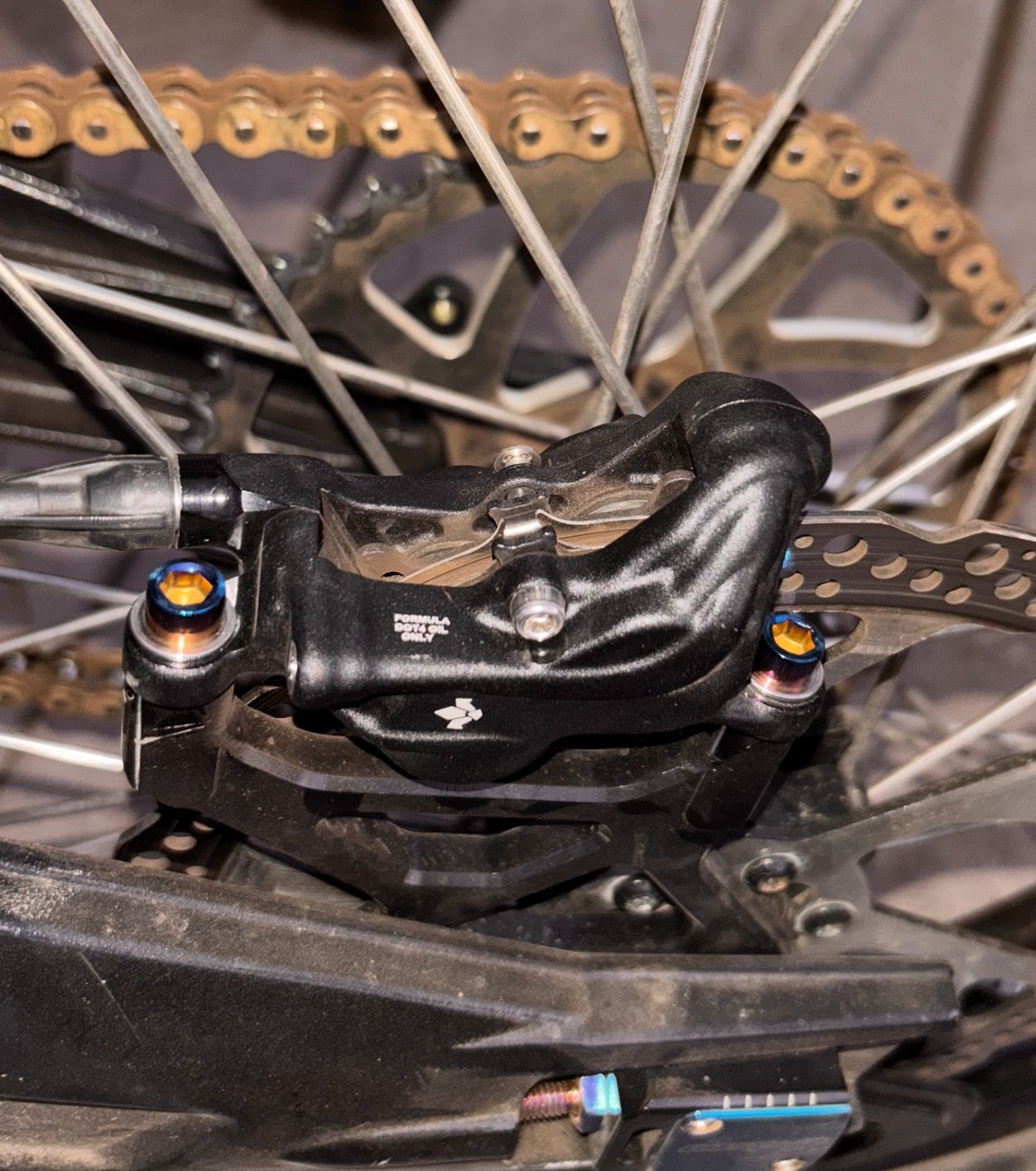 surron/talaria brake mount titanium bolts