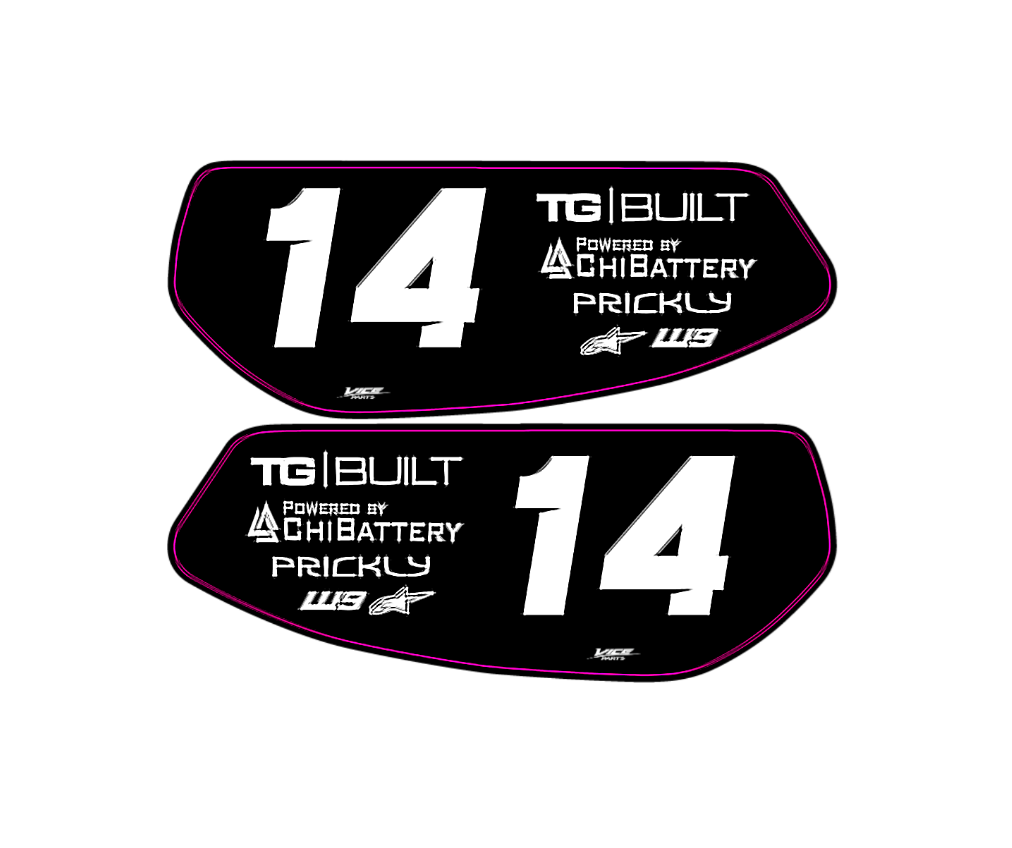 Super 73 ZX Battery Decal