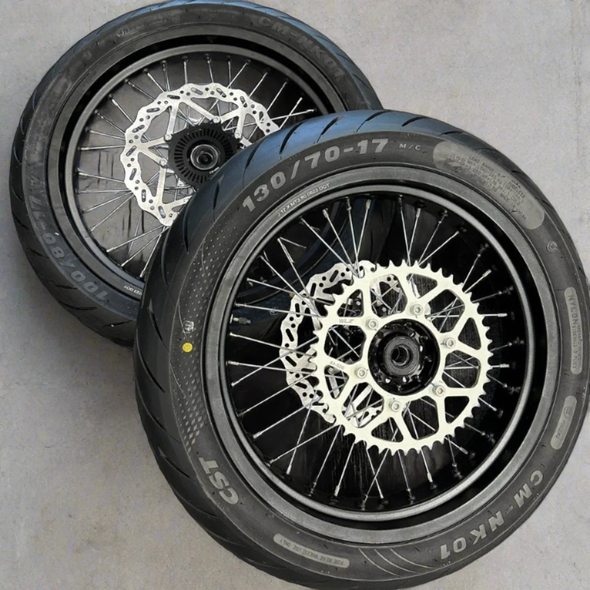 Ultra Bee Supermoto Wheel Set